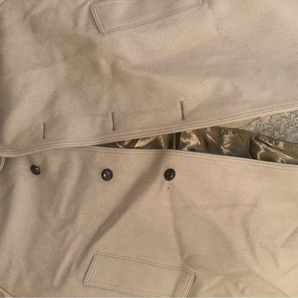 Men’s used Sheffield Anderson Little size 46 regular trench coat tan Pre own - Picture 2 of 7